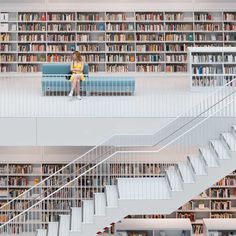 Quite Zone - Stuttgart Municipal Library by Skander Khlif