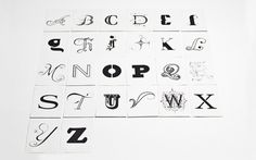 Si Scott Studio - Illustration / Graphic Design / Art #type #alphabet #hand #lettering