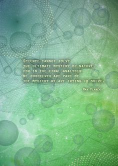 Science Quotations Posters #max #planck