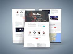 Eventide : Event Landing Page PSD Template