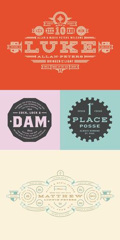 Badges - Allan Peters #badges #logos