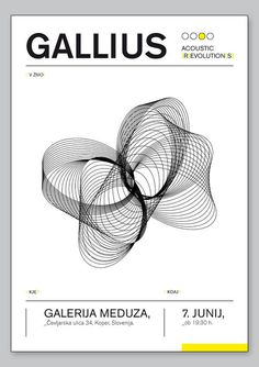 GALLIUS ✖ GIG ➜ CMYK on Behance #inspiration #design #graphic #poster