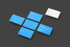Caravelo by Forma & Co #brand identity #blue #buienss cards