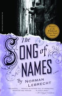 The Song of Names #cover #book