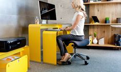 OneLess Space-saving Computer Desk #interior #furniture #design #desk