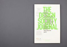 MagSpreads_Design+Society+Journal_01.jpg 600×425 pixels #green #design #experimental #book #journal #layout #typography