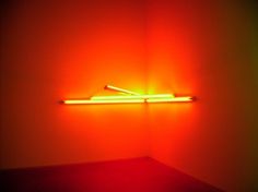 Untitled - Flavin, Dan - Conceptual art - Installation - Abstract - TerminArtors #sculpture #fluorescent #lights #colour #light #flavin