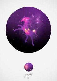 Centauri #horse #unicorn #goodall #print #jasper #poster