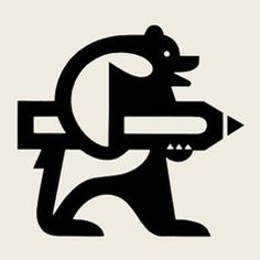 26_logos2_th.jpg (JPEG Image, 250 × 250 pixels) #logo #1960s #blackwhite #bear