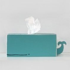 Super Cute Whale Tissue Holder From Gnomesweeeetgnome. - #38185 - NOTCOT.ORG