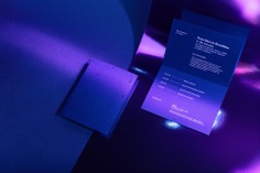 brand conference design editorial foil Invitation lights mexico prisma