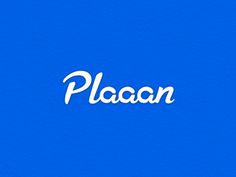 Custom logotype development for Plaaan. #logotype #plan #year #planner #custom #type #hand #typography