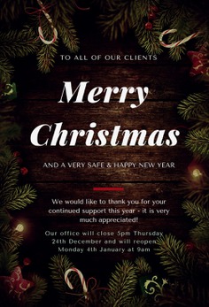 Christmas Message for Clients