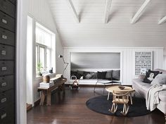 Bright Norwegian Family Loft - emmas designblogg #interior #design #decor #deco #decoration