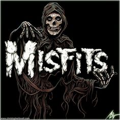 Band Job :: Music Art & Awesome Design :: The Crimson Ghost #misfits #type #band