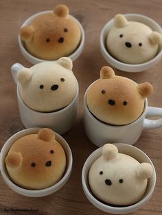 クマちゃんパンレシピ&カフェ風サンドイッチ :: happy rainbow★ #bears #creative #cooking #bread
