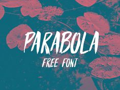Parabola : Free Brush Style Font