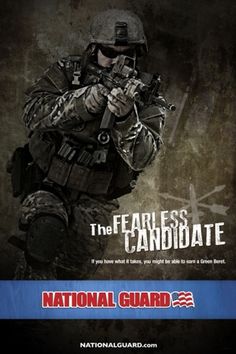 National Guard | Special Forces, The Fearless Candidate on the Behance Network #racepony #fearless #the #guard #candidate #forces #special #national #beret #green