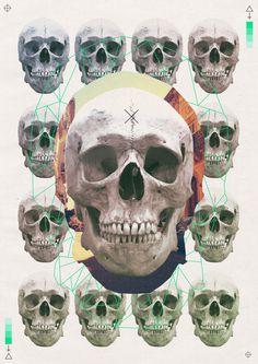 LA CALAVERA #calaveras #design #dg #skulls #poster #trash #calavera #skull