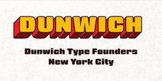 Dunwich Type Founders » Gigalypse #type #specimen