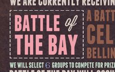 Battle of the Bay « 1985 Creative #type #design #typpography