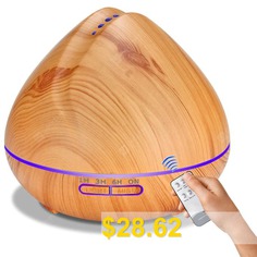GDAS #1806YK # #Essential #Oil #Diffuser #Humidifier #Aromatherapy #Cool #Mist #Humidifier #550ML #- #WOOD