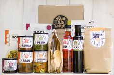 Viva la mamma on Packaging Design Served #packaging #food #label