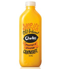 Beautiful Orange Juice Packaging for Charles #packaging #yellow #typography