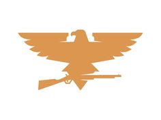 #Logo #Eagle #Rifle #Mark #Vector