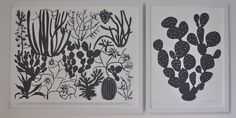 Paddle Cactus Print #cactus #paintings
