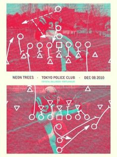 GigPosters.com - Tokyo Police Club - Neon Trees #poster