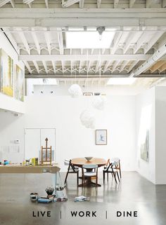 dining room work space #interior #design #decor #deco #decoration