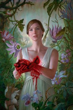 Official movie poster for mother! by James Jean