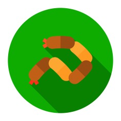 See more icon inspiration related to food and restaurant, junk food, sausages, sausage, barbecue, fast food, meat and food on Flaticon.