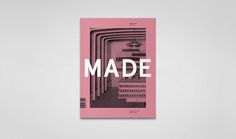 New edition of Made Quarterly - madequarterly.com #pink #print #design #graphic #made #typography