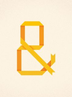 | grafikr: Typeverything.com - Ampersand a Day -... #yellow #end #color #typography