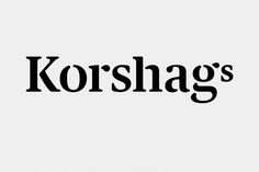 Korshags — Kurppa Hosk #serif #logo #logotype #branding