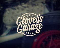 Glover's Garage #logo #identity #glovers garage