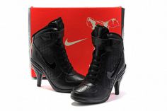 Discover stunning black Nike Air Force 1 heels, featuring sleek design, comfort, and style. Perfect for fashion enthusiasts, these shoes exude elegance with their bold color.