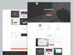 Moderno : Free Creative Simple Portfolio Page