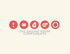 The Engine Room on Behance #icons #iconset