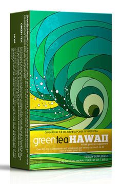 GreenTeaHawaii - TheDieline.com - Package Design Blog #packaging