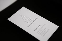 The Design Ark - Design and Lifestyle Blog #card #letterpress #business