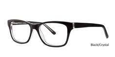 Black/Crystal Vivid Eyeglasses Vivid 841.