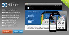 Responsive Joomla Template #template #responsive #design #joomla