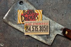 Bone Daddy's Identity Package - FPO: For Print Only #brand #identity