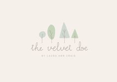 The Velvet Doe #brand #type #illustration #logo