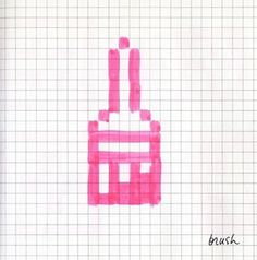 The Sketchbook of Susan Kare, the Artist Who Gave Computing a Human Face | NeuroTribes #digital #handdrawn #pixel