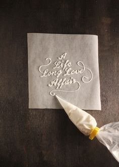 Frosting Typography byÂ Nina Harcus #lettering #script #typography