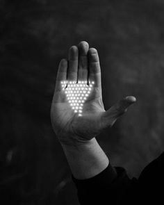 james henkel photographs | Design For Mankind #white #hand #black #dots #photography #triangle #light #shadow
